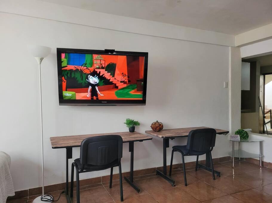 Departamento Grande Con 2 Recamaras Con Aire 5 Camas Wifi 115Mb, Cocina .Cochera Techada, #4 ซิวดัด วัลเลส ภายนอก รูปภาพ